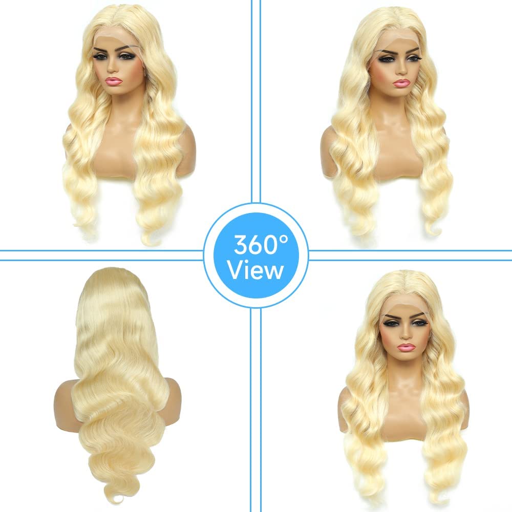 613 HD Kantwerkpruik 200% Dich - 613 Blonde Body Wave Lace Front Wig recensie en prijs