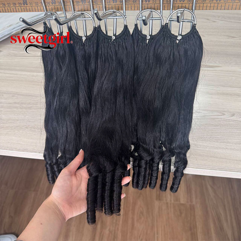 12A Yaki Feather Burmese Krull - Water Wave Bulk Human Hair For Braiding recensie en prijs