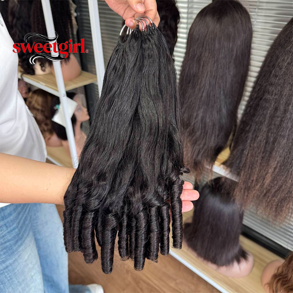 12A Yaki Feather Burmese Krull - Water Wave Bulk Human Hair For Braiding recensie en prijs