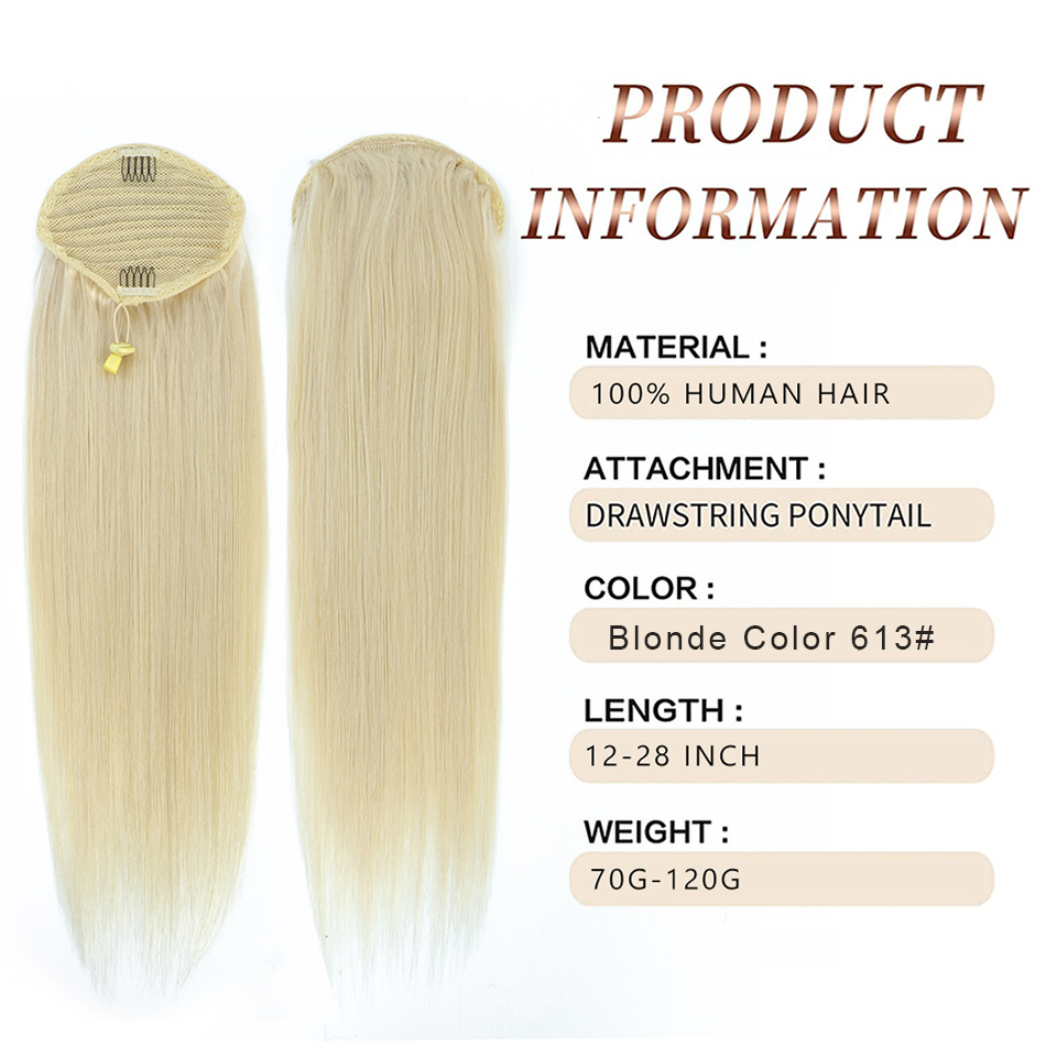 SOVO Trekkoord Paardenstaart E - Seamless Clip In Hair Extensions Human Hair recensie en prijs