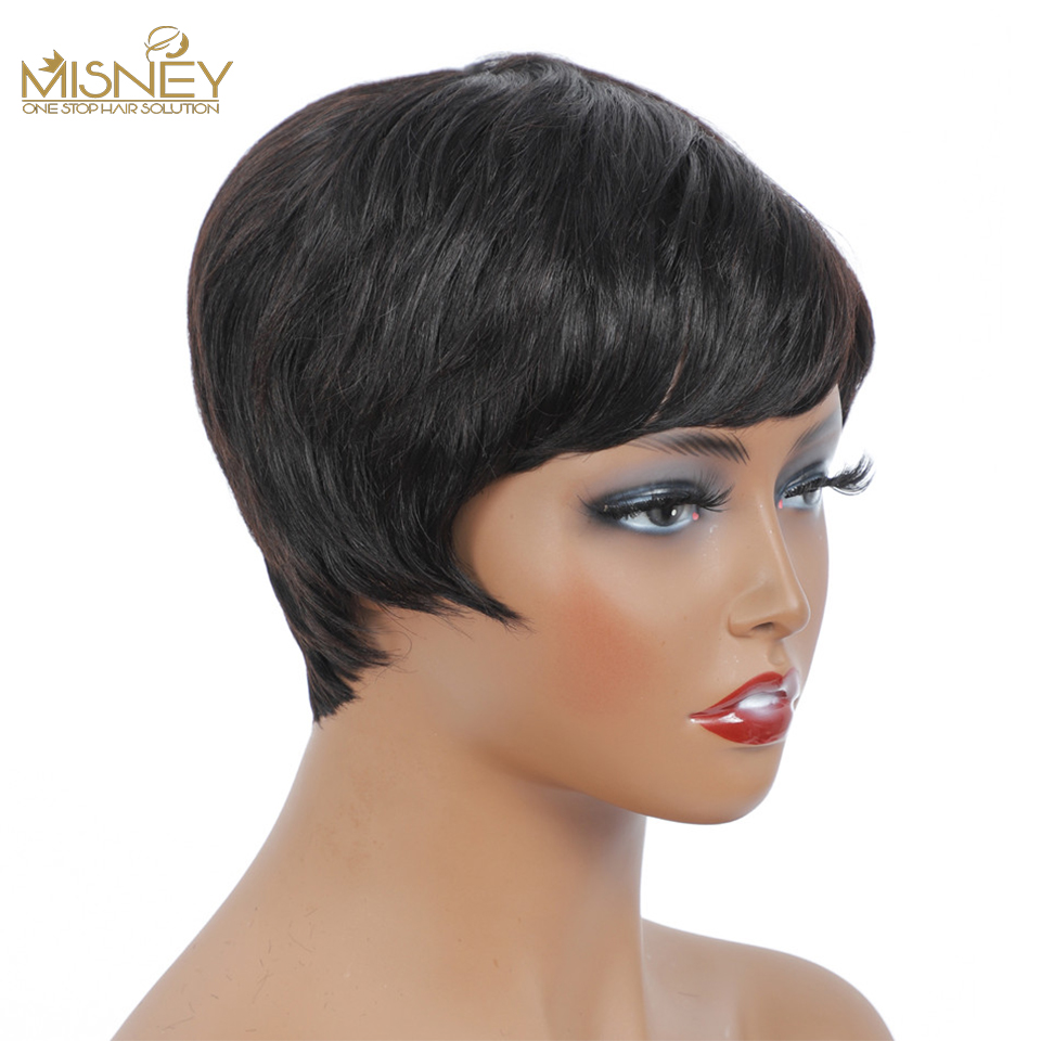 Korte Menselijk Haar Pruiken P - Short Pixie Cut Wig Human Hair Cheap recensie en prijs