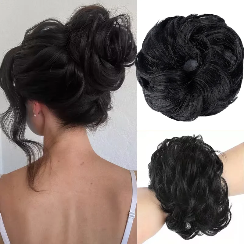 Elegante, golvende, losse knot - Claw Clip Messy Bun Hair Piece recensie en prijs