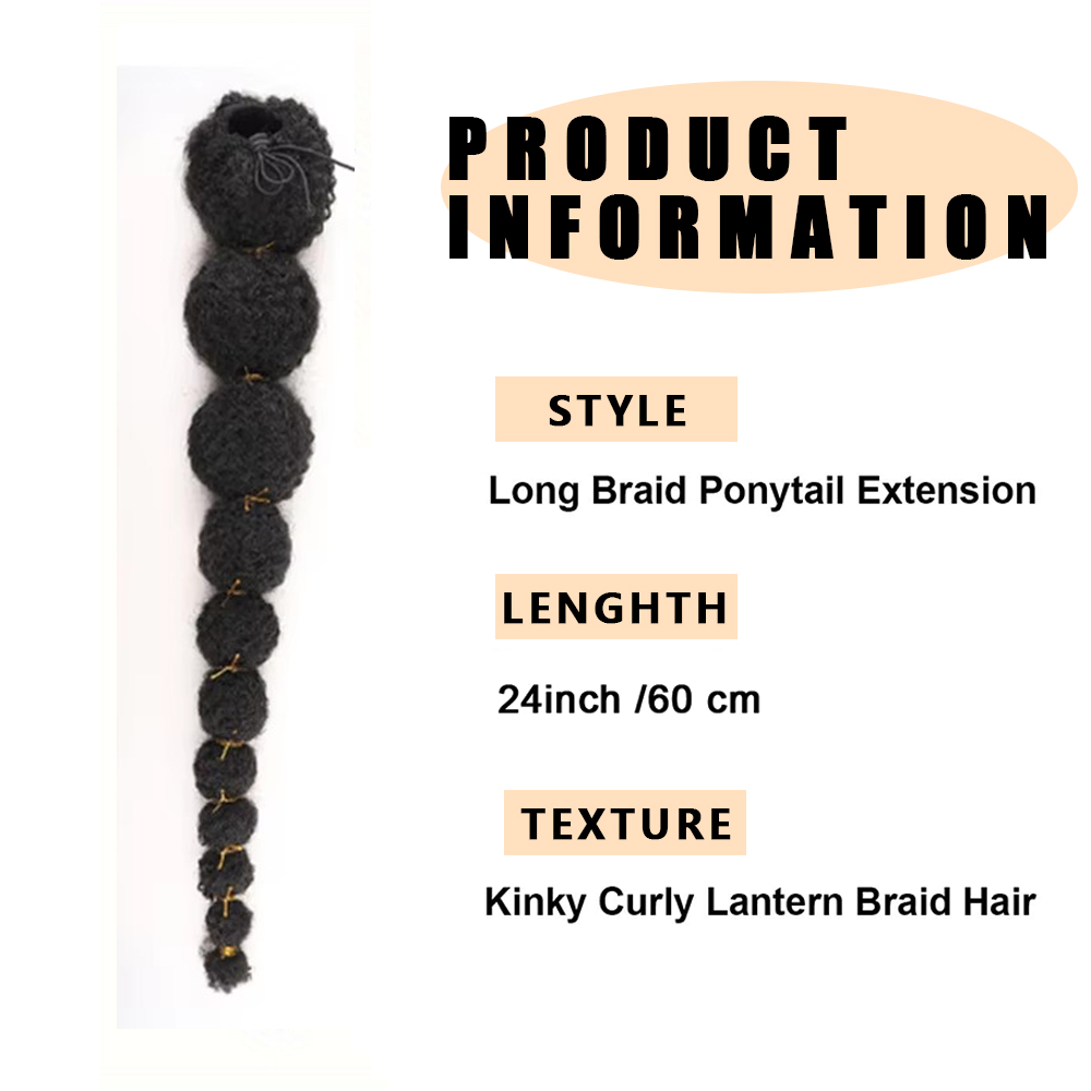 Kinky Afro Puff paardenstaartv - Drawstring Afro Curly Puff Ponytail recensie en prijs