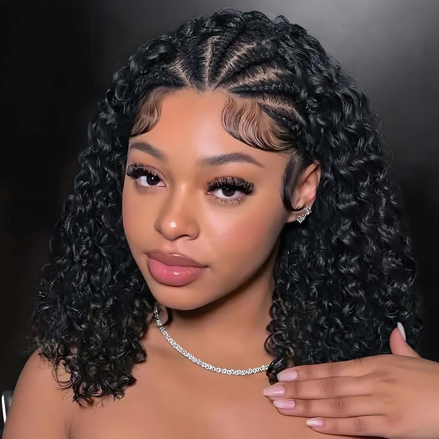 Cornrow Braid Bobpruik Diep Ge - Glueless Wear And Go Human Hair Wig recensie en prijs