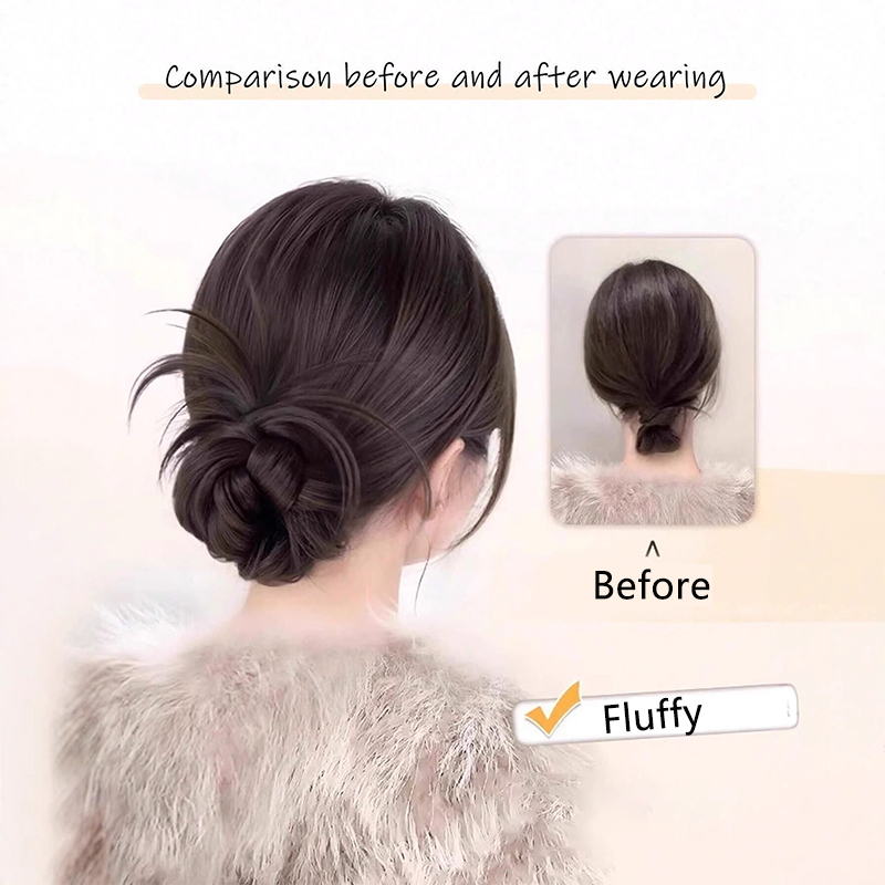 Pluizig, stugge, rommelige kno - Claw Clip Messy Bun Hair Piece recensie en prijs