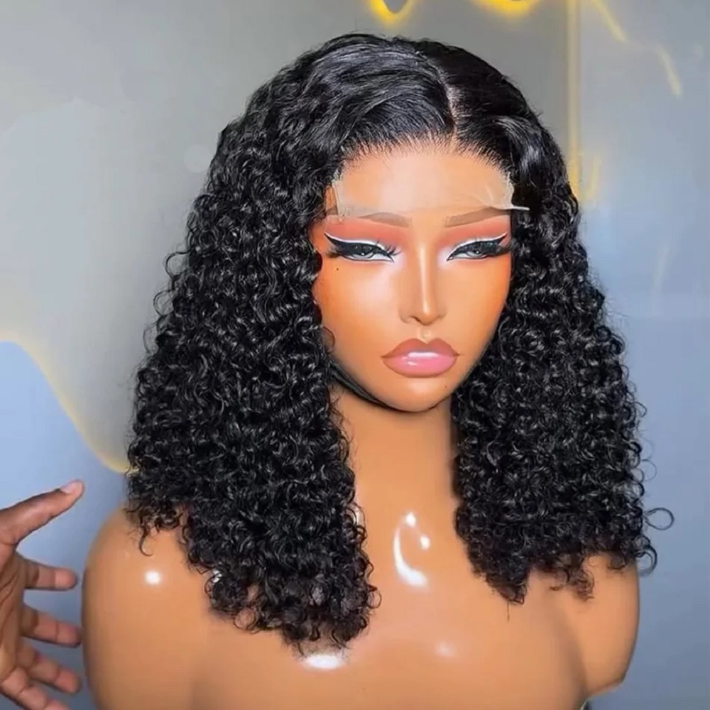 8-14 inch korte krullende wave - Glueless Wear And Go Human Hair Wig recensie en prijs