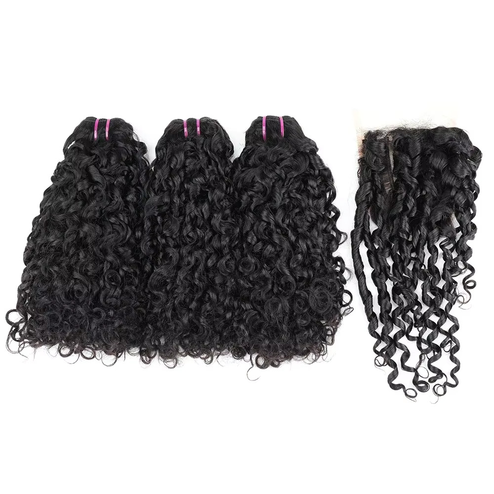 Pixie Curl Haarbundels met Slu - Deep Wave 3 Bundles With Closure recensie en prijs